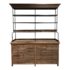 Wisteria Two Piece Large Rustic Industrial Bookcase. Original Price: $1,700