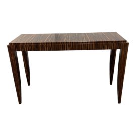 Todd Hase Gene Macassar Ebony Wood Gene Console Table