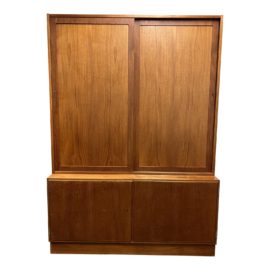 Mid 20th Century Teak Scandinavian Bookcase