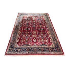 Traditions Collection Red Wool Area Rug - 8′6″ × 11′8″