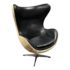 Restoration Hardware 1950's Copenhagen Hair-On-Hide Egg Chair. Original Price: $4,000