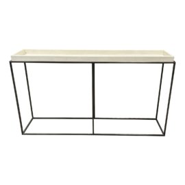 Restoration Hardware Nicholas Shagreen Console Table. Original Price: $3,270