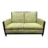Donghia Custom Chartreuse Jacquard Loveseat. Original Price: $7,500