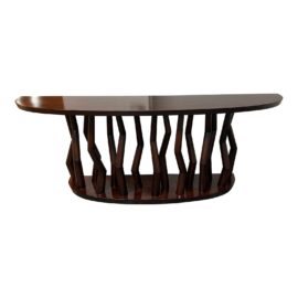 Sloan Miyasato Sculptural Demi Lune Console. Original Price: $6,000