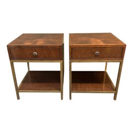 Hickory Chair Company Side Tables by Marietta Gomez Himes, a Pair