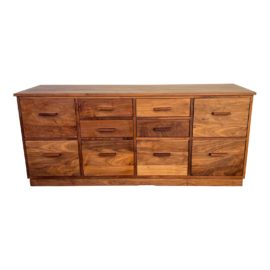 Room & Board Custom Linear Walnut Credenza. Original Price: $2,795