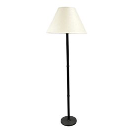 Contemporary Tall Iron Base Floor Lamp