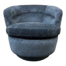 West Elm Ocean Chenille Swivel Chair. Original Price: $799