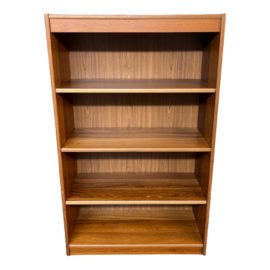 Scandinavian Design Teak Veneer Bookshelf