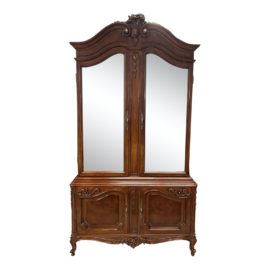 Karges Furniture Louis XV Two-Piece Light-Up Display Cabinet, Original Price:$14,800.00