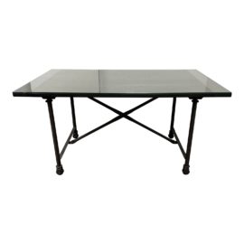 Restoration Hardware Flatiron Rectangular Dining Table. Original Price: $1,295