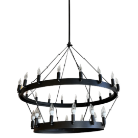 Restoration Hardwrae Jon Sarriugarte Camino Vintage Candelabra Two Tier Chandelier. Original Price: $3,200