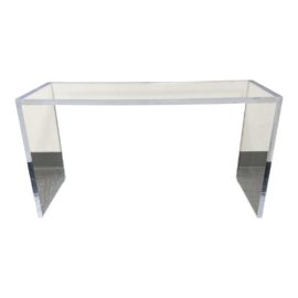 Plexi Craft Custom Slab Console Table