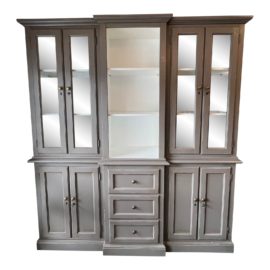 Ballard Designs Casa Florentina Piave Two-Piece Breakfront. Original Price: $5,299