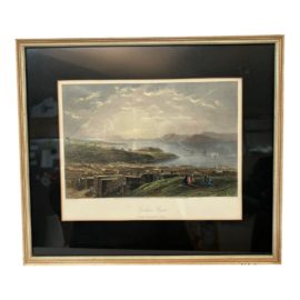 "Golden Gate, From Telegraph Hill, California" C.1873 Hand-Colored Engravin