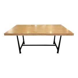 Custom Design Oak Dining Table. Original Price: $5,000
