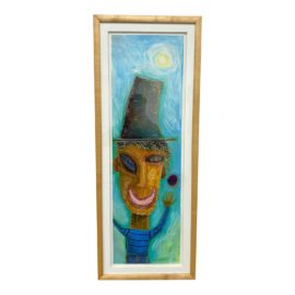Original Artwork, Signed + Dated + Custom Framed Painting