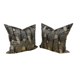 NEW Timo Van Riggelen Black + White Pillows, a Pair