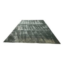 NEW Custom Green Area Rug - 9′10″ × 11′6″. Original Price: $2,553