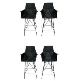 NEW Vondom Ramon Esteve Faz Arm Counter Stools, set of Four. Original Price: $1,900