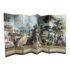 Early 20th Century "The Passage of Telemchus on the Island of Calypso" Hand Painted Screen - a Pair