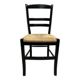 Pottery Barn Isabella Rush Seat Side Chair