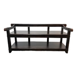 Pottery Barn Low Back Storage Bench. Original Price: $799