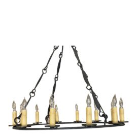 Ironware International Marcella 12 Light Chandelier. Original Price: $5,485