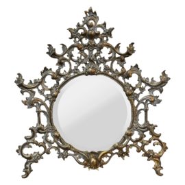 Antique Art Nouveau Vanity Mirror