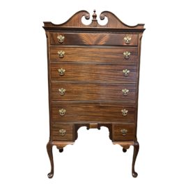 Berkey & Gay Queen Anne Style Highboy Dresser