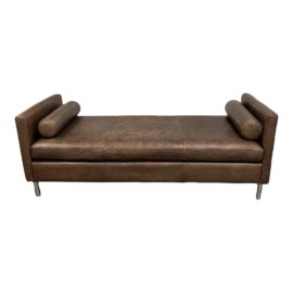 Room & Board Jackson Leather Chaise. Original Price: $3,000