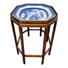 Baker Furniture Chinoiserie Insert Accent Table