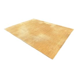 Contemporary Gold Wool Area Rug - 7′8″ × 9′10″