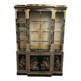 Habersham Chinoiserie Display Cabinet + Down Lighting
