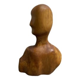 1990's Roche Bobois Sculptural Wood Figurative Form