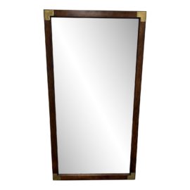 1970's Henredon Scene One Campaign Wall Mirror
