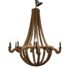 Restoration Hardware French Empire Rope Eight Light Chandelier