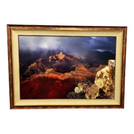 Custom Framed Canyon Storm Numbered 9/50