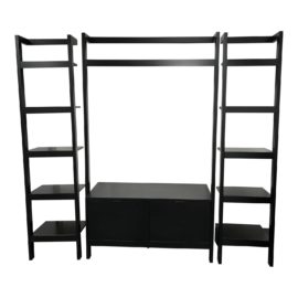 Crate & Barrel Sawyer Three Piece Leaning Shelves. Original Price: $516