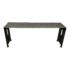Gregorius Pineo Salerno Hand Forged Hammered Metal Bench