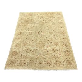 Pakistani Oushak Rug - Cream - 5′1″ × 7′2″