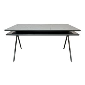 Blu Dot Gray Lacquer Extension Drawer Desk 51. Original Price: $880