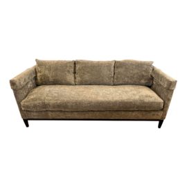 Lee Industries Sofa #3583 in Distressed Velvet Look. Original Price: $4,000