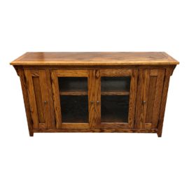 Fenton MacLaren Mission Style Media Cabinet. Original Price: $1,300