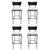 NEW Set of Four Palecek Outdoor Martini Counter Stools. Original Price: $5,892