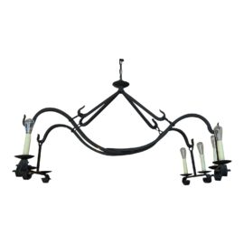 Dennis & Leen Gothic Eight Light Large Chandelier