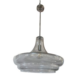 Kichler Everly Seeded Glass Schoolhouse Pendant Light