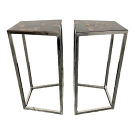 NEW Palecek Penshell Side Tables - a Pair. Original Price: $1,700