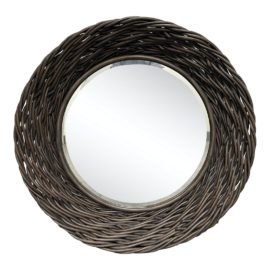 NEW Palecek Willow Round Mirror. Original Price: $1,615