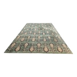 Krimsa Wool & Silk Area Rug - 9' x 12'. Original Price: $8,000
